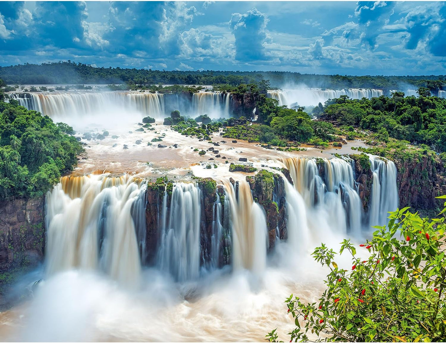 Ravensburger Puzzle 16607 - Wodospady Iguazu - 2000-elementowe puzzle dla dorosłych i dzieci powyżej 14. roku życia Puzzle Naty Shop Single