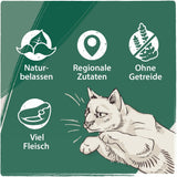 Venandi Animal Premium Nassfutter für Katzen, Probierpaket II, Kurczak + Królik, Kalb, Indyk, 6 x 400 g, getreidefrei und naturbelassen, 2,4 kg