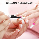 1 Karton Nail Art Charms, 3D Flowers Nagelkunst Charms, Acryl Blumen Nagel Strass Mit Ozdoben, Nagel Edelsteine, Nagel Zubehör Für Mädchen, Nagelkunst Dekoration, DIY Handwerk Nail Design