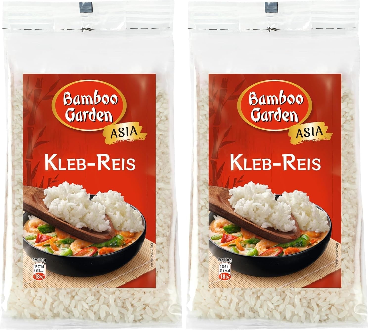 Bamboo Garden - Ryż kleisty, 500g w torebce