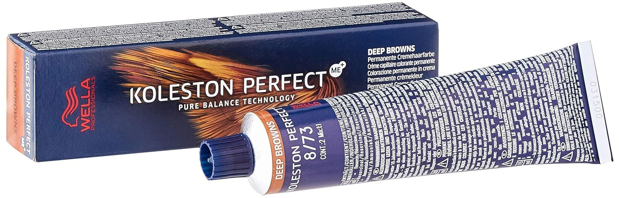 Wella Koleston Perfect ME+ 4/77 Intensywny Średni Kasztan 60 ml Naty Shop Farba Do Włosów 8/73 60 Ml (1 opakowanie)