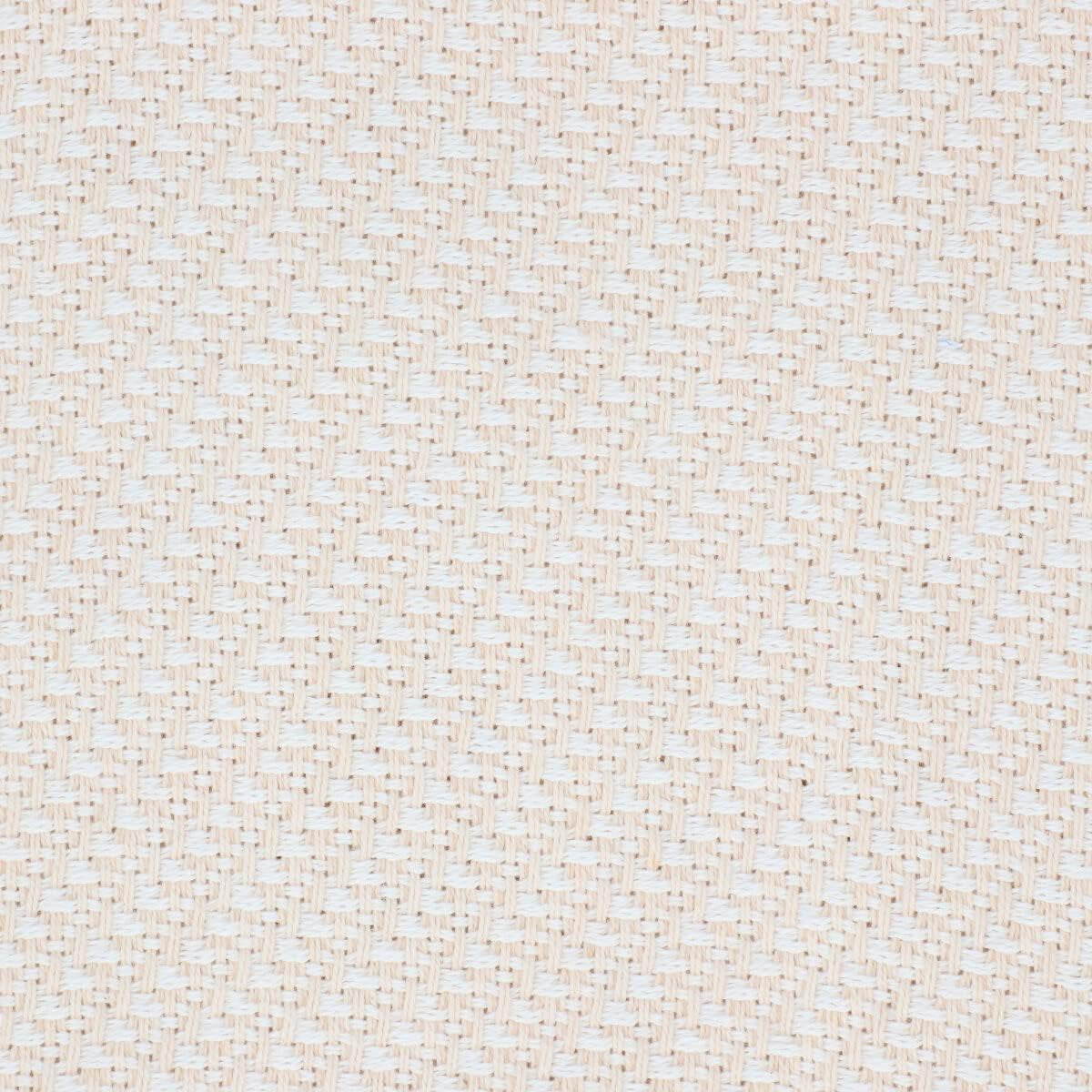 HOMLA Morris Plaid Bawełniany koc z frędzlami - Miękki i wygodny koc Bawełniany koc - delikatna tkanina 130 X 170 cm Ecru Łóżka i koce Besuche den HOMLA-Store