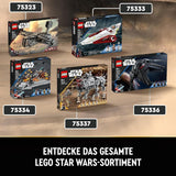 LEGO Star Wars Mobilny model zabawkowy At-Te Walker Zestaw minifigurek zawierający 3 żołnierzy-klonów, droidy bojowe i droida karłowatego 75337 Zestawy do budowania Besuche den LEGO-Store