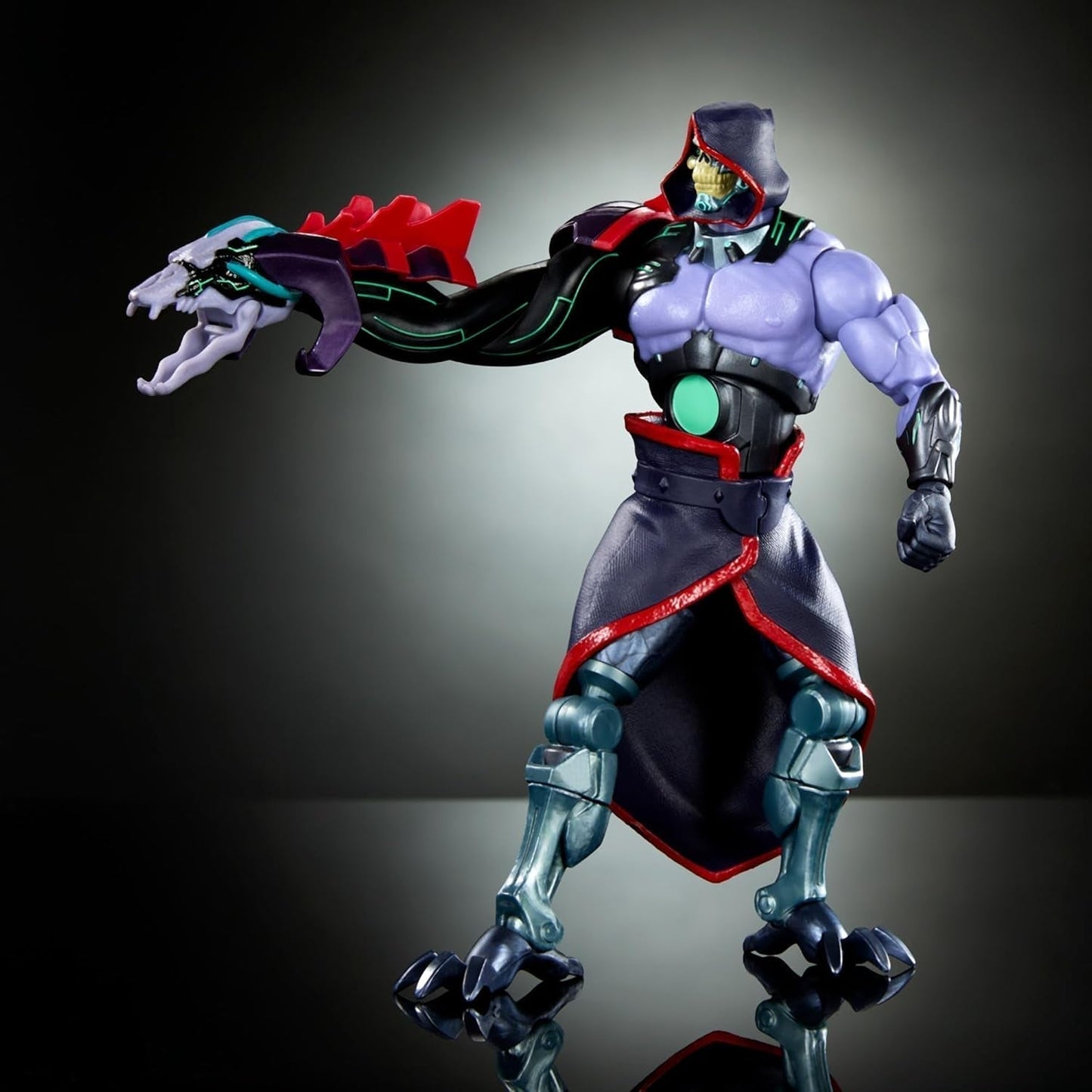 Władcy Wszechświata: Rewolucja Masterverse Skeletor Figurka Kolekcjonerska z 30 punktami ruchu i ruchomym ramieniem robota Motu Toy HYC46 Figurki Naty Shop