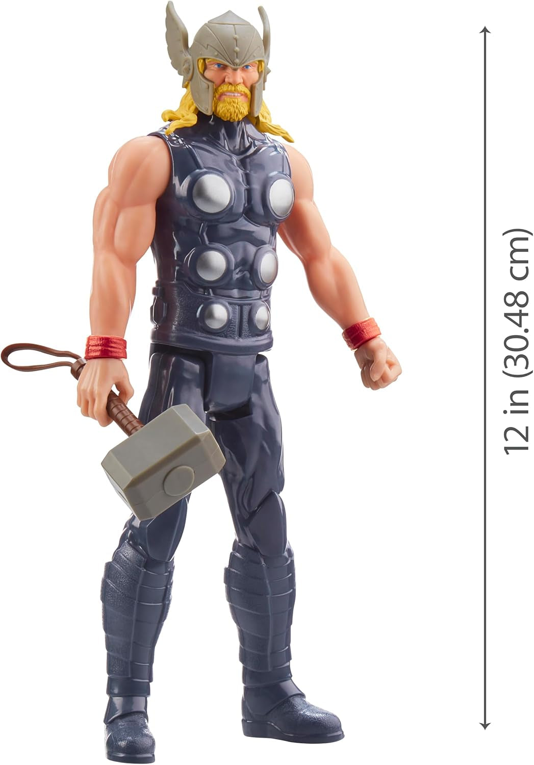 Marvel Avengers Titan Hero Series Blast Gear Thor figurka 30 cm duża zabawka dla dzieci w wieku 4 lat i więcej figurki Naty Shop