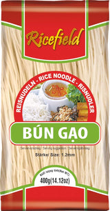 Makaron Ryżowy Ricefield, Wermiszel, 1,2 mm, Bun Gao (1 x 400g)