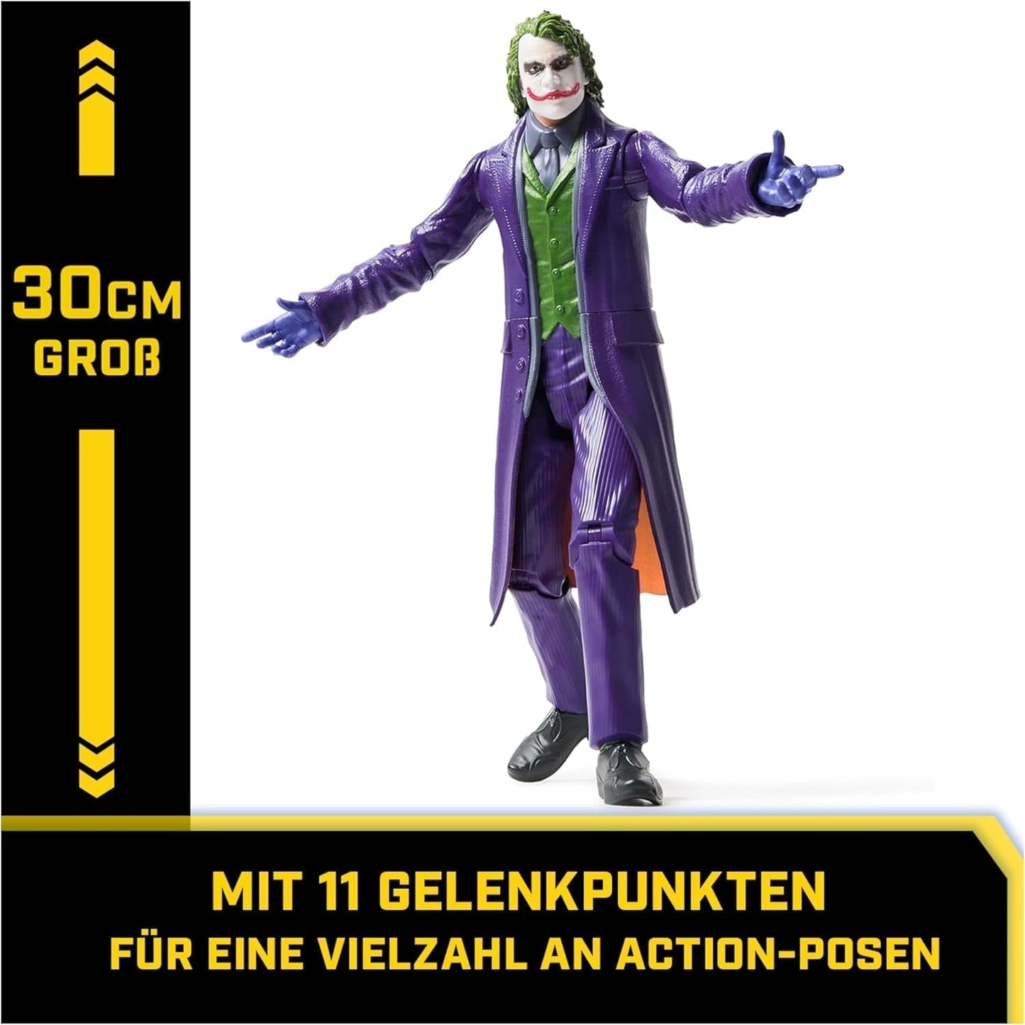 DC Comics Mroczny Rycerz - Figurka Jokera Znana z legendarnej trylogii Mroczny Rycerz w 30cm. Od 3 lat Figurki Naty Shop