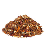 Herbata Owocowa – 100g Aromatyzowana mieszanka owocowa z jabłkiem, hibiskusem i cynamonem – torebka Ziplock, ok. 25 filiżanek – Bez dodatków, pakowane w Niemczech