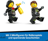 LEGO City Fire Ladder Truck - Zabawkowy wóz strażacki z 2 minifigurkami strażaków dla chłopców i dziewcząt od 4 lat - zabawka edukacyjna - prezent dla przedszkolaków 60463 Zestawy do budowania Besuche den LEGO-Store