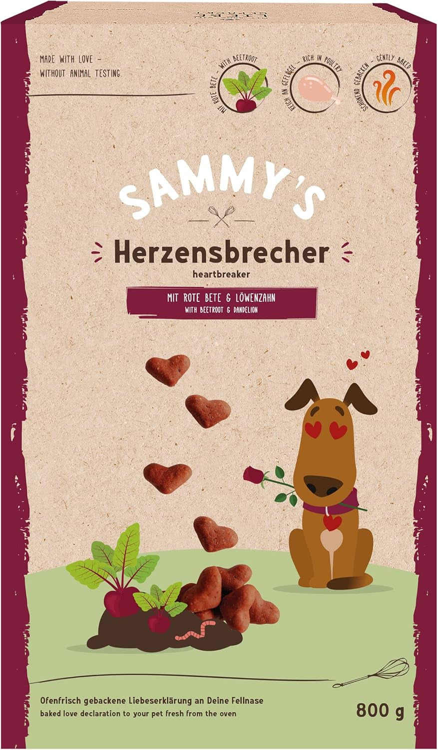 Monety musli Sammy'ego | Chrupiące pieczone przekąski dla psów | 5 monet zbożowych musli dla Twojego dużego futrzanego przyjaciela (30kg+) | 1 kg