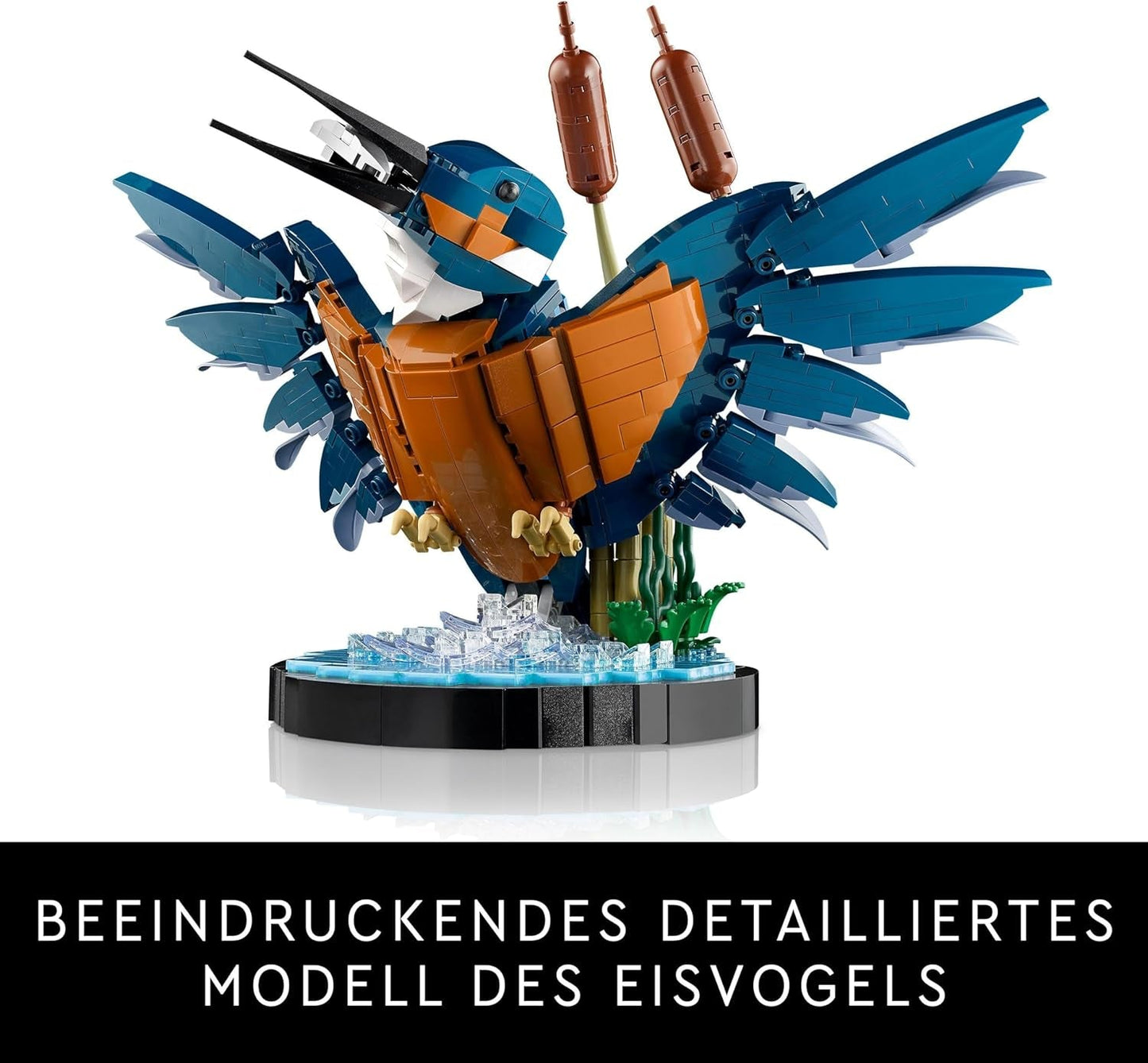 LEGO Icons Zestaw do budowania modelu zimorodka dla dorosłych, figurka ptaka do salonu lub biura, dekoracje domu i biura, prezent dla miłośników ptaków i ornitologów, kobiet i mężczyzn 10331 Zestawy do budowania Besuche den LEGO-Store
