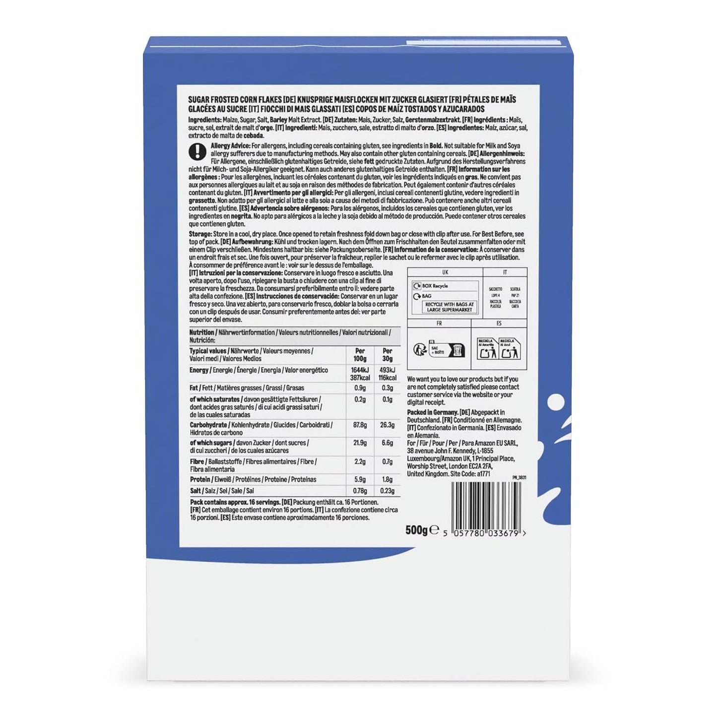 Płatki glazurowane z Amazonii, 500g