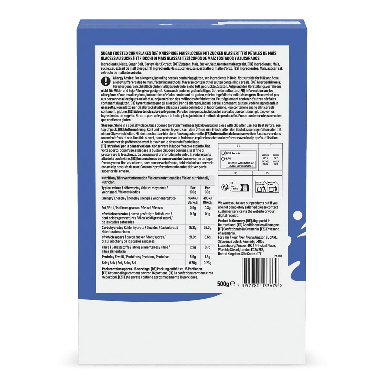 Płatki glazurowane z Amazonii, 500g