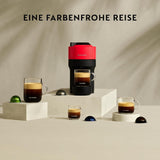 Ekspres do kawy z kapsułkami Nespresso Krups Vertuo Pop, pojemność: 560 ml, automatyczne rozpoznawanie kapsułek, system one-touch, 4 rozmiary filiżanek, skrócony czas podgrzewania, zrównoważony, Aqua Mint, XN9204