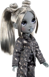 Rainbow High Shadow High Girl's Night - Luna Madison – 28 cm Modepuppe w Grautönen, Graues Haar & Outfit mit Accessoires und Kamm – Für Sammler und Kinder ab 6 Jahren