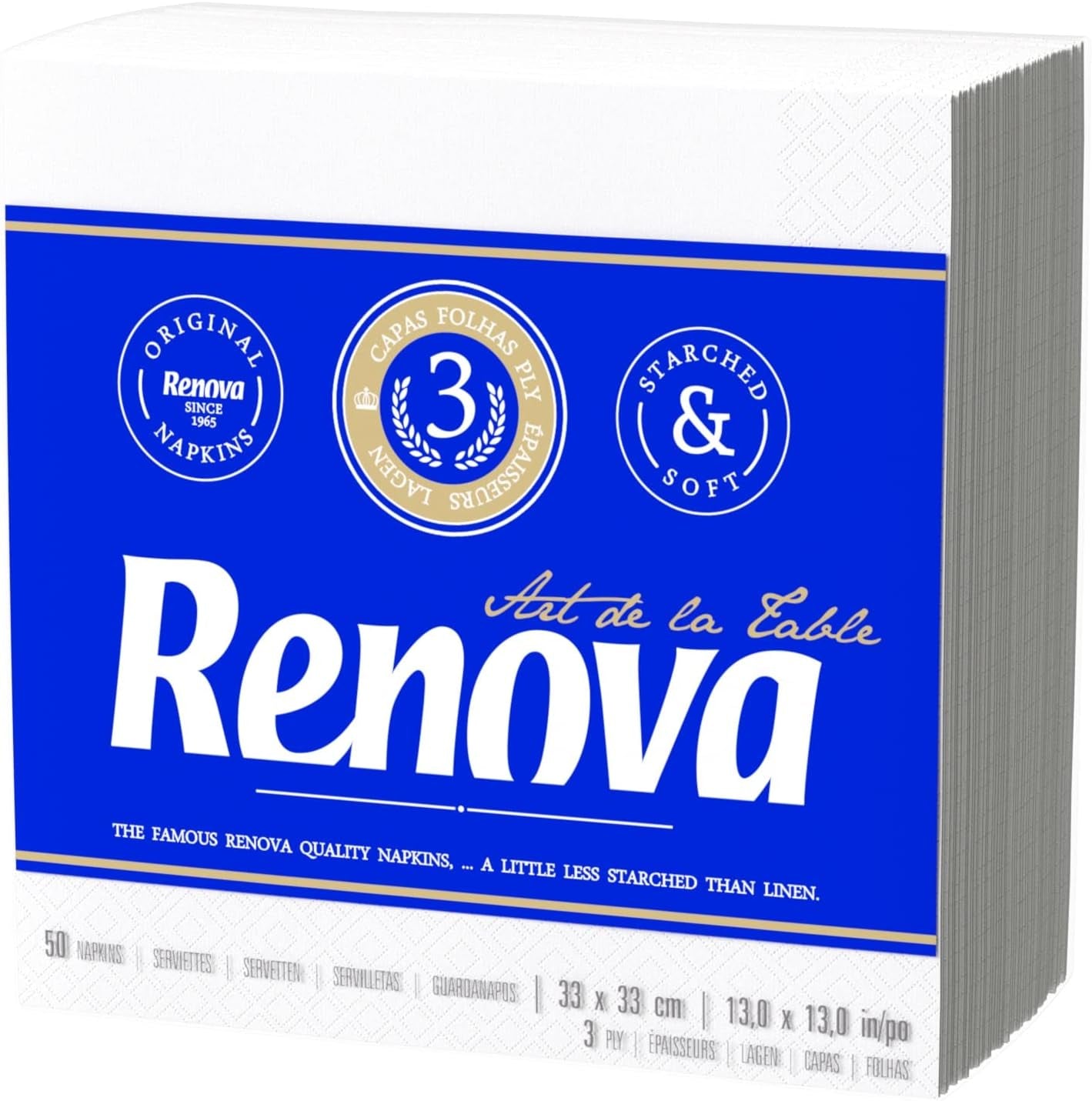 Serwetki papierowe Renova, grafika na stół, 50 serwetek Premium, 3 warstwy