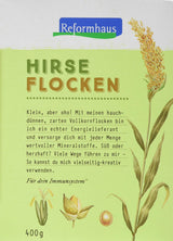Hirse-Flocken Bio, opakowanie 6Er (6 X 400 G) Zboża Naty Shop Domyślny tytuł