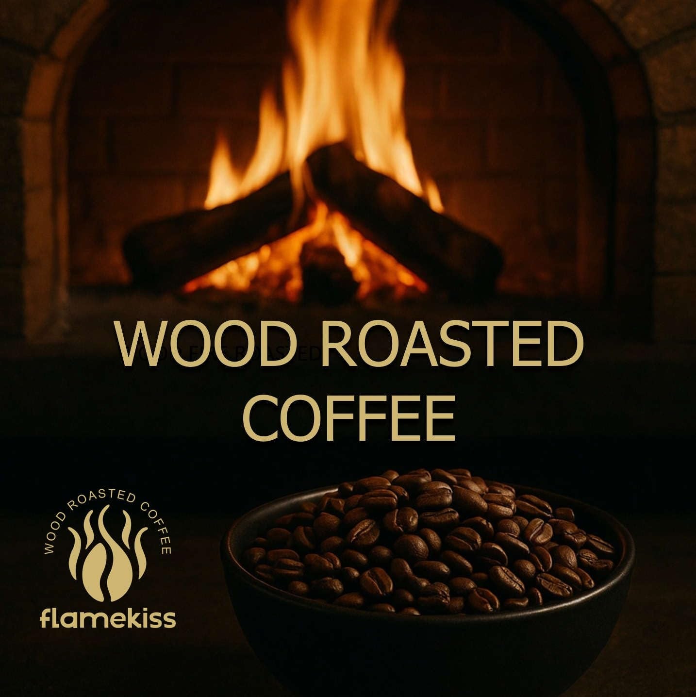 Kawa ziarnista 250g – Wysokiej jakości ziarna espresso Arabica i Robusta, ręcznie wypalane w drewnie, dla pełnego i aromatycznego smaku ziaren kawy