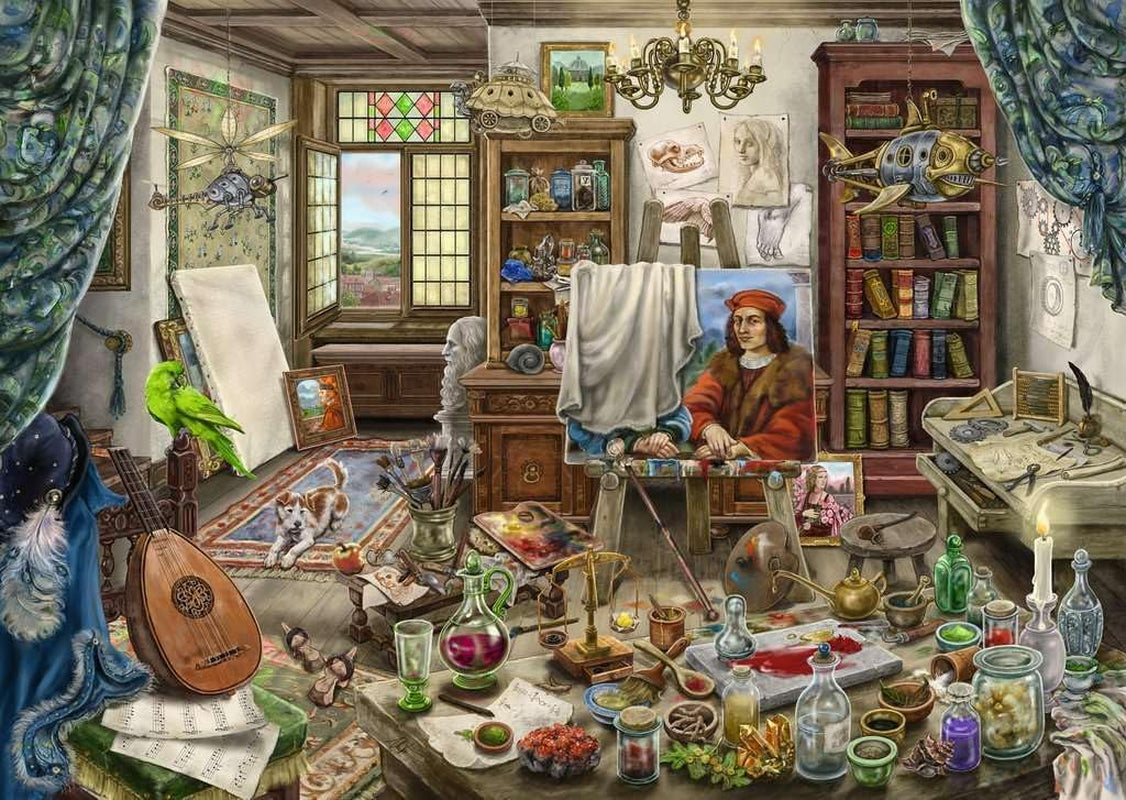 Puzzle Ravensburger EXIT 16782 Studio artysty 759 elementów Puzzle Naty Shop