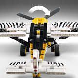 LEGO Technic Zabawka do budowania samolotu ze śmigłem dla dzieci Prezent dla chłopców i dziewcząt 8-letni 4-cylindrowy silnik tłokowy z obrotowym śmigłem Model samolotu 42198 Zestawy do budowania Besuche den LEGO-Store