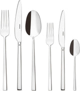 Sambonet 52562-N2 Rock ze stali nierdzewnej - Zestaw sztućców monoblok ze stali nierdzewnej 18/10 Kitchen Naty Shop Set 6 osób - 36 sztuk