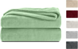 Puszysty koc Komfortec, wygodny koc, koc polarowy, certyfikat Oeko-Tex, super miękki, 150X200 Cm, 260 G/M², beżowy Łóżka i koce Besuche den Komfortec-Store Jasnozielony 220 X 240 Cm