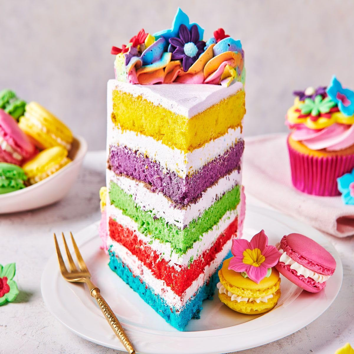 Funcakes Cherry Pink Gel Barwnik spożywczy: Wysoce skoncentrowany barwnik spożywczy do ciast, śmietany, kremówki, marcepanu, ciastek, łatwe dozowanie, pojedyncze krople dla uzyskania żywych kolorów, Halal, 30g
