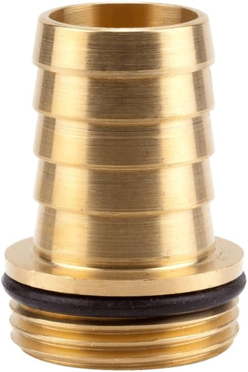 Dysza mosiężna Gardena: mosiężna złączka do zaworów stopowych i pośrednich, odpowiednia do węży 25 mm (1 cal) (7251-20)