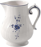 Kubek na mleko Villeroy & Boch Vieux Luxembourg, 300 ml, porcelana Premium, biały/niebieski, 1023410760, wielokolorowy