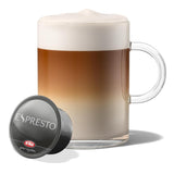 ESPRESTO Latte Macchiato Typ Waniliowy, kompatybilny z K-fee i ALDI EXPRESSI*, certyfikat RFA, słodki i harmonijny, 48 kapsułek z kawą i 48 kapsułek z mlekiem