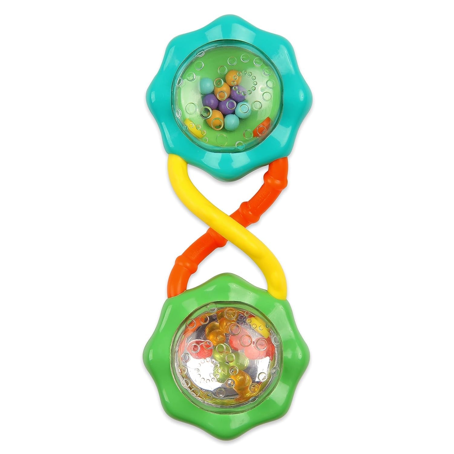 Bright Starts Little Shakers 6-częściowy zestaw upominkowy - Grzechotki i gryzaki dla dzieci Nie zawiera BPA Łatwe do złapania Uniseks Noworodek+