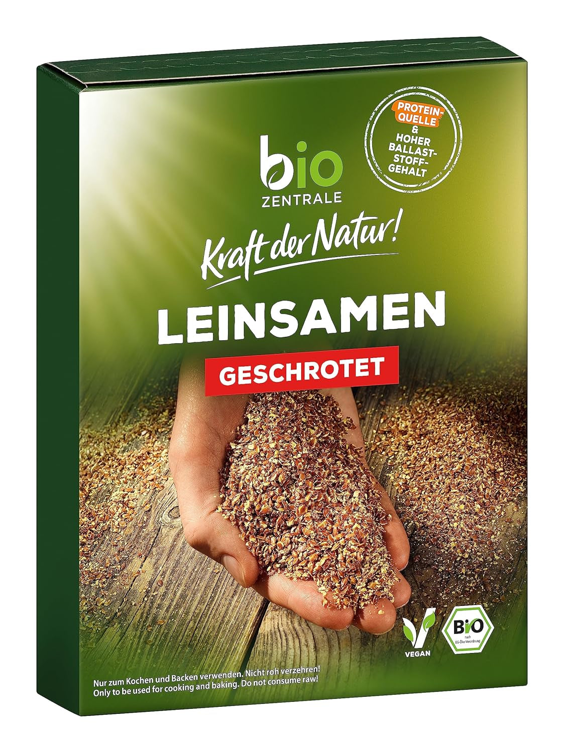 Biocentralne całe nasiona lnu | 7 x 400g organicznych nasion lnu | Idealny do jogurtu, musli i chleba | Alternatywa dla nasion babki płesznik, nasion konopi i nasion chia