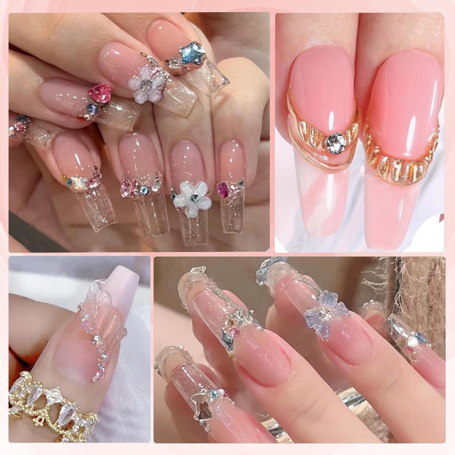 NAILGIL Stały żelowy lakier do paznokci, Stały żel do paznokci, Rzeźba 3D do paznokci z zestawem narzędzi, DIY Domowy salon, Przezroczysty 15G