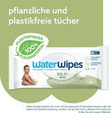 Chusteczki wodne Plastikfreie, Texturierte Reinigungstücher Für Kleinkinder & Babies, 240 Stück (4 opakowania), 99,9 % Wasserbasierte Reinigungstücher, Unperfümiert Für Empfindliche Haut Naty Shop