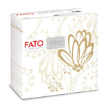Fato - Serwetki papierowe suche, airlaid, efekt tekstylny, opakowanie 50 serwetek, 40X40 złożone w formacie 4, Tropicana Decor
