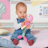 BABY Born Syrenka dla niemowląt, miękka lalka nadająca się do prania, lalka syrenka z miękką winylową głową, wysokość 33 cm, 832288 Zapf Creation