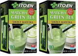 ITO EN Instant Matcha Powder – Słodzona herbata Matcha w proszku w saszetkach 12g (10 sztuk w opakowaniu) – 1 x 120g (2 opakowanie)