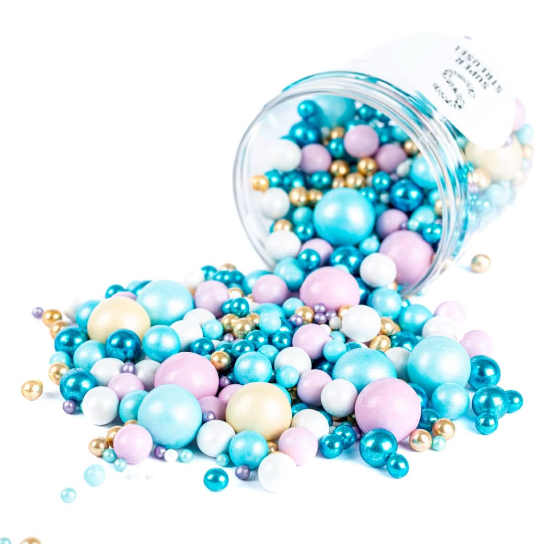 Super Streusel Sea Bubbles, perły i kulki cukru, 190 gramów Domyślny tytuł sklepu Naty