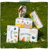 MjAMjAM - Premium Nassfutter für Katzen - Pudełko Chicks & Friends, pakiet 9 sztuk (9 x 300 g), getreidefrei mit extra Fleisch