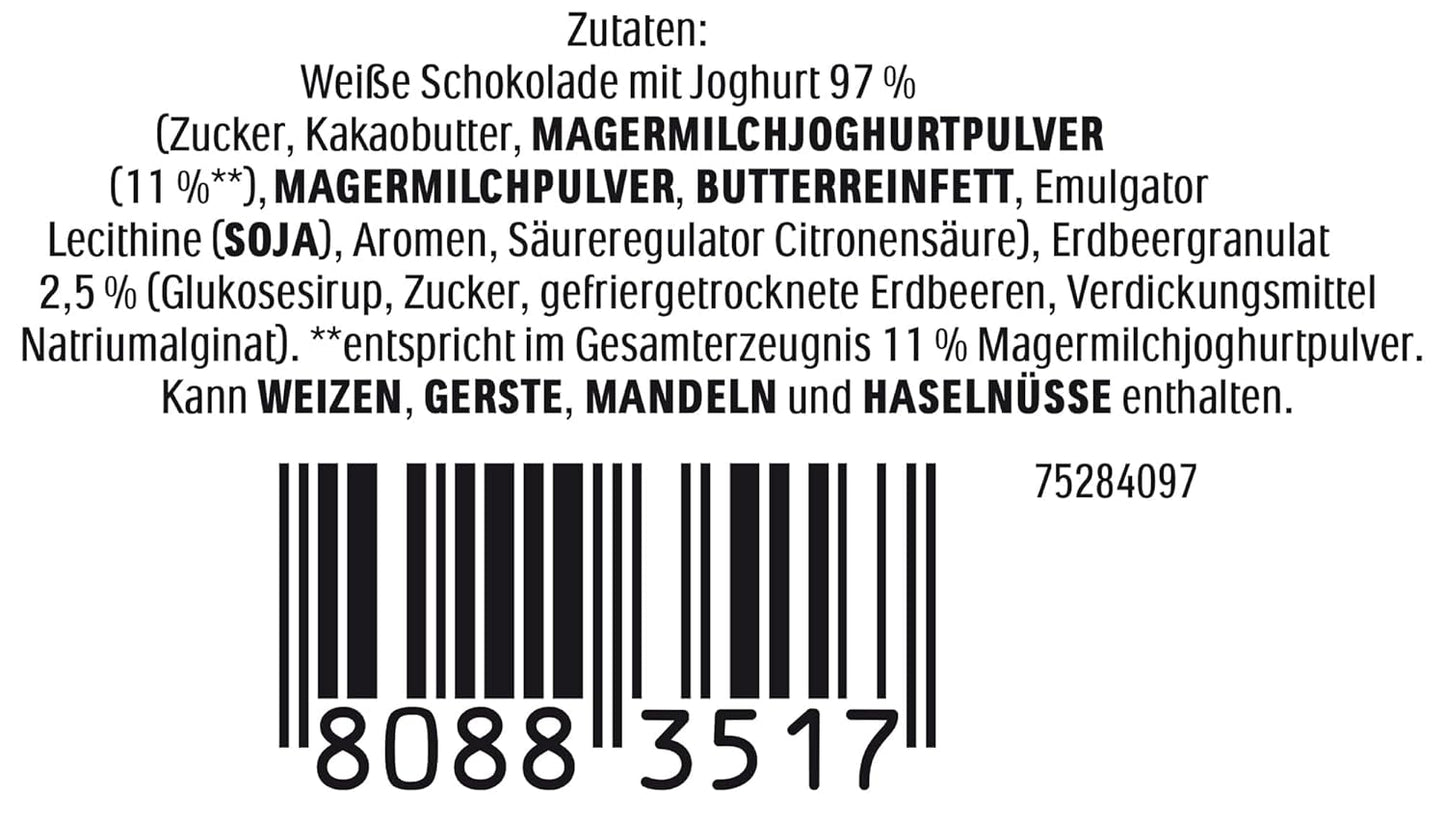 Ferrero Osterhase | 75 G| Weiße Joghurtschokolade Mit Fruchtigen Erdbeercrisps | Wielkanoc | Osterhas | Geschenk Aus Schokolade w sklepie Hasenform Naty