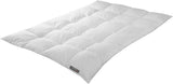 Kołdra puchowa Badenia Trendline Comfort, ciepła kołdra zimowa zawierająca 90% puchu i 10% pierza klasa I, 135 x 200 cm, puch przetestowany i posiada certyfikat Oeko-Tex, wyprodukowana zgodnie z niemieckimi standardami jakości Kołdry i kołdry Naty Shop Comfort 135 x 200 cm Ciepły koc zimowy