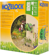 HOZELOCK – Bęben na wąż 2 w 1 (lina nośna nie wchodzi w skład zestawu) 60 m: wolnostojący lub montowany na ścianie, łatwy do przenoszenia, ale wytrzymały i trwały. Elastyczne zastosowanie w ogrodzie [2475R0000]