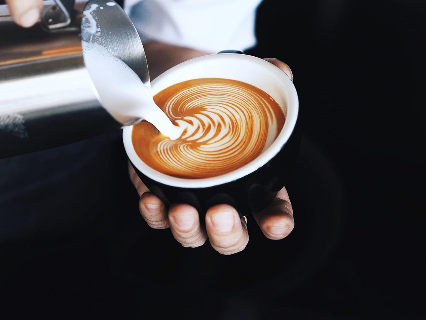 Espresso Kaffeebohnen mocne 500g, Barista Kaffee schokoladig und säurearm, Espressobohnen, Bohnenkaffee mit Arabica und Robusta, delikatna Crema, idealna do Cappuccino