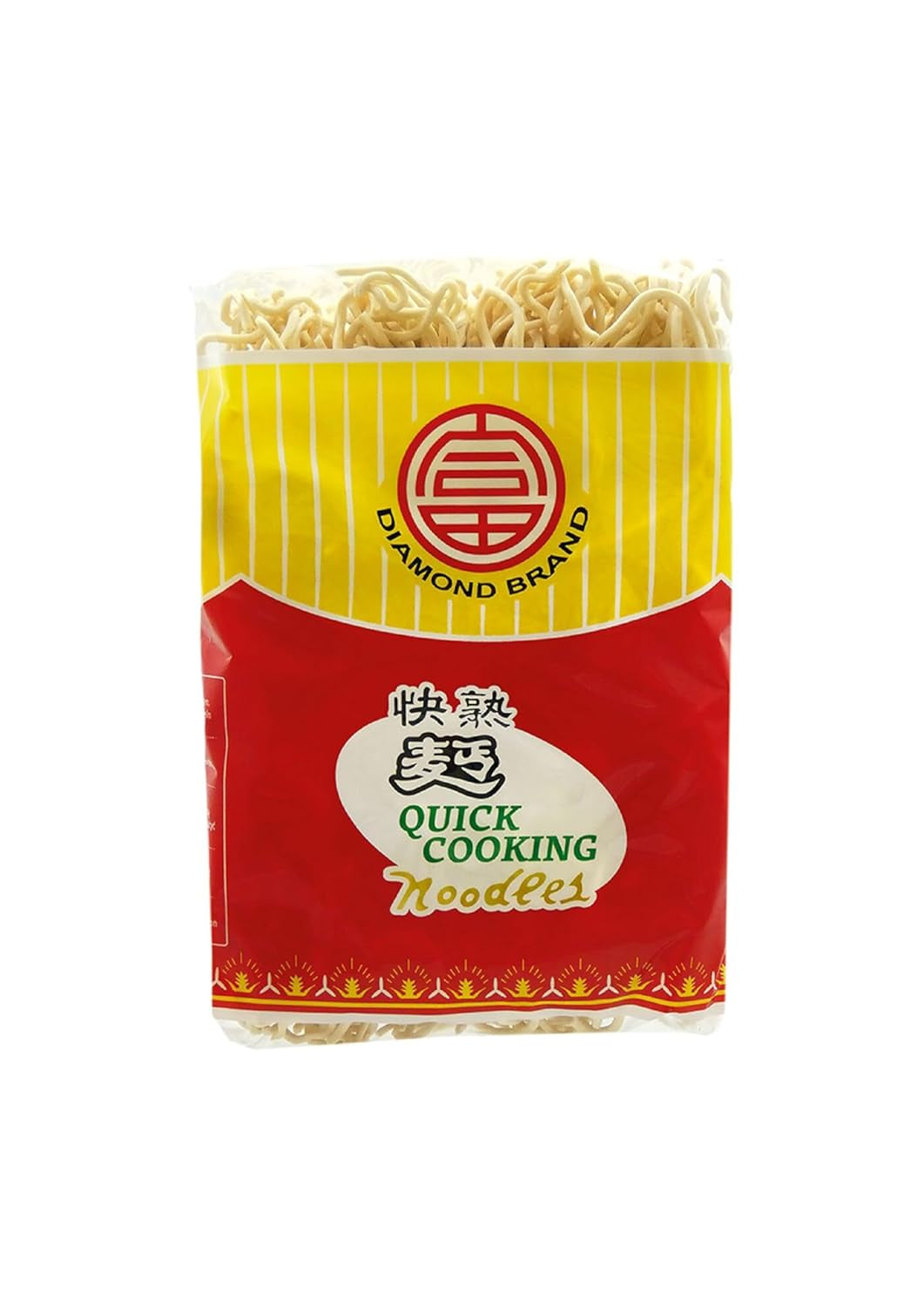 DIAMOND Makaron błyskawiczny bez jajek, makaron wok z mąki pszennej błyskawicznej i dodatki - 4 x 500g