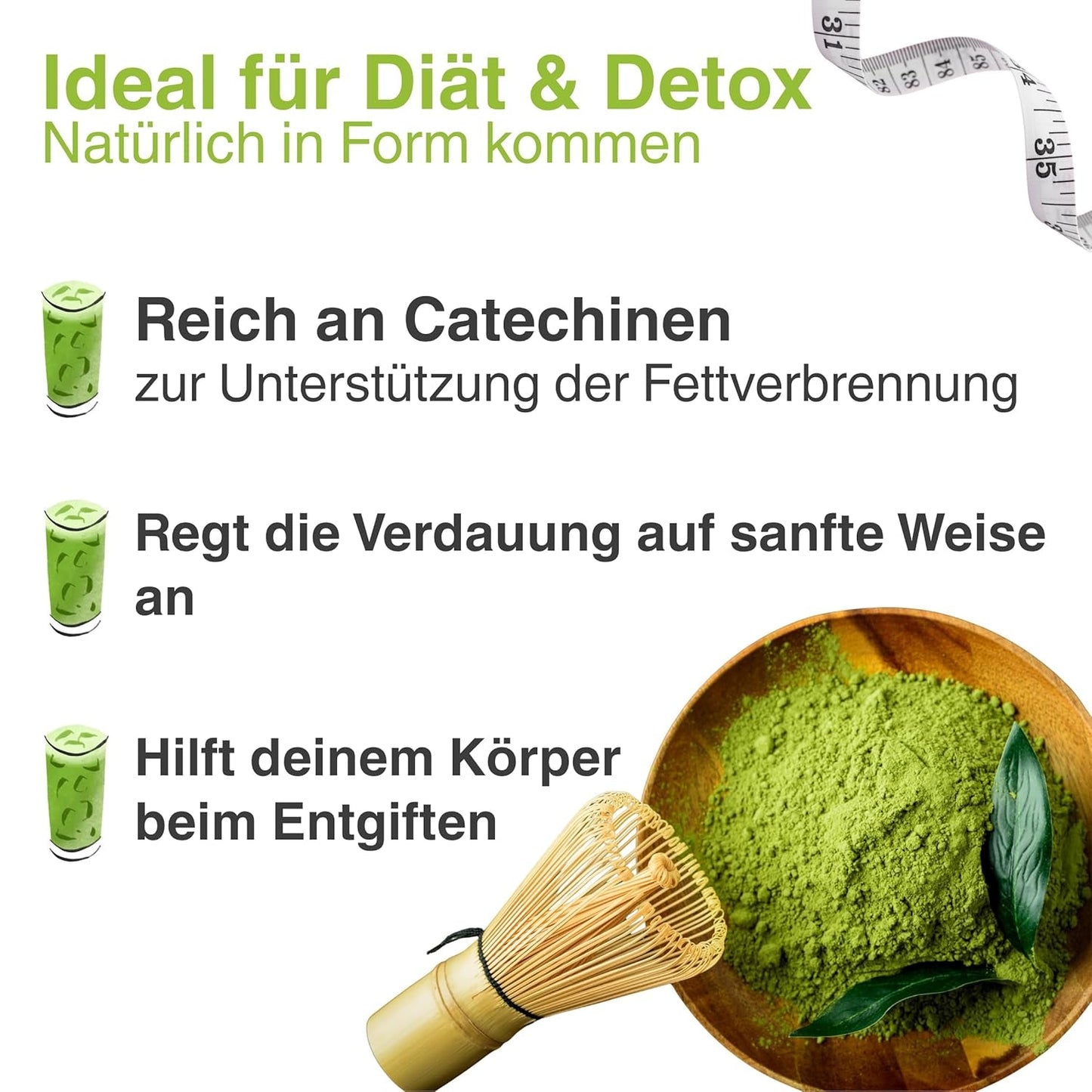 Bohyang Garden Matcha w proszku 100g – Zielona herbata Premium z Korei Południowej | Drobno mielony i bogaty w tradycję | Do latte, koktajli, wypieków i rytuałów higieny osobistej | Matcha w proszku w zamykanej torebce