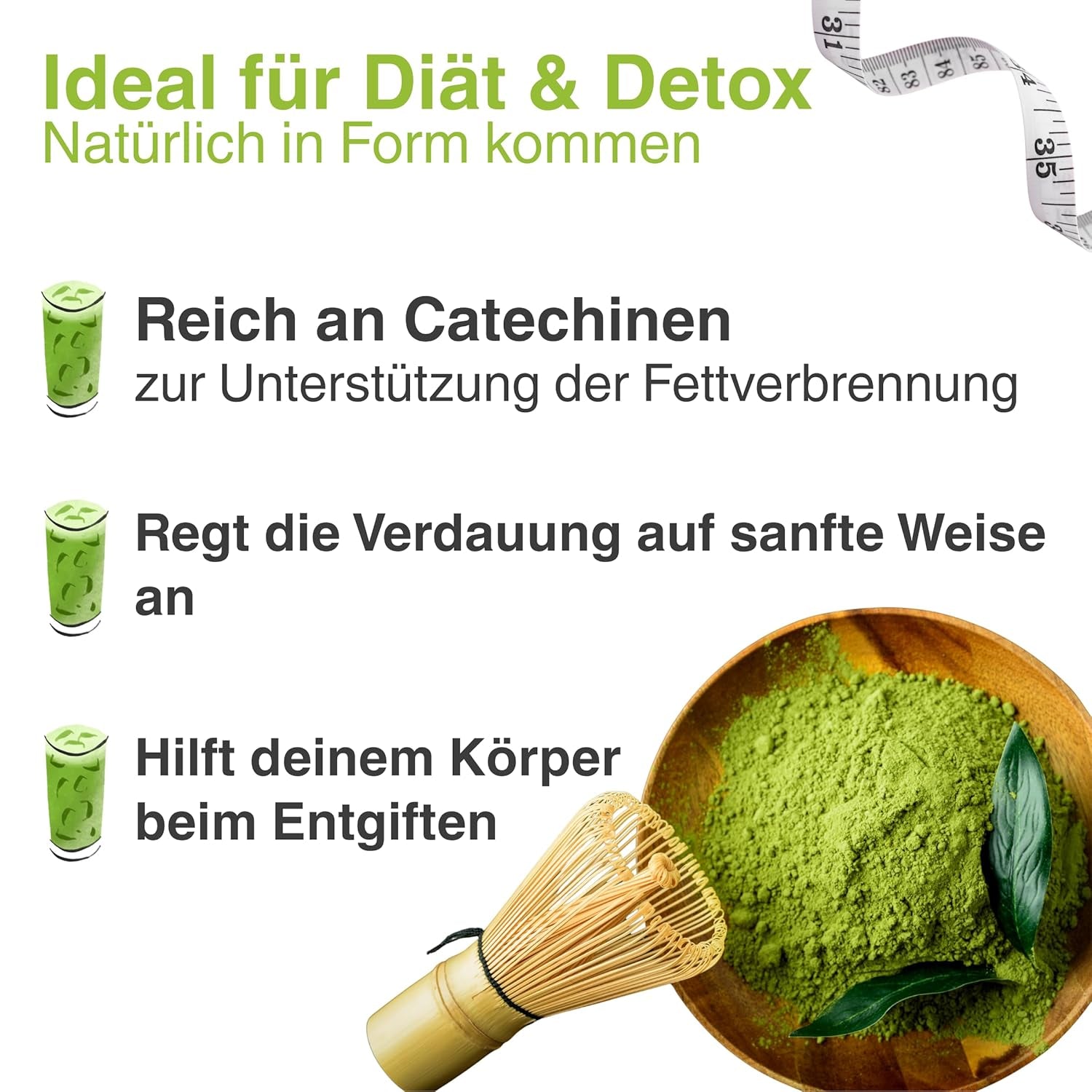 Bohyang Garden Matcha w proszku 100g – Zielona herbata Premium z Korei Południowej | Drobno mielony i bogaty w tradycję | Do latte, koktajli, wypieków i rytuałów higieny osobistej | Matcha w proszku w zamykanej torebce