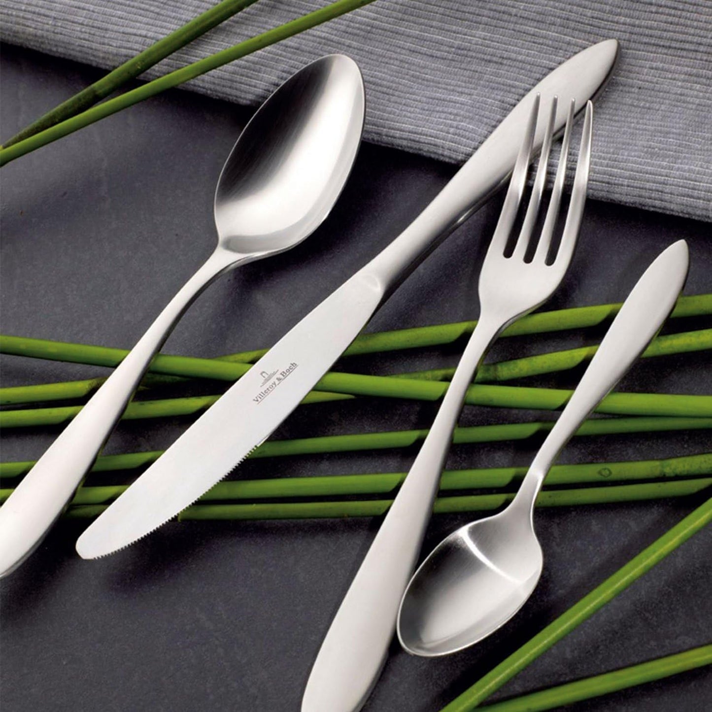 Villeroy And Boch Arthur Sztućce na 6 szt., 24 sztuki, stal nierdzewna Kitchen Naty Shop