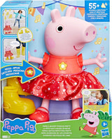 Świnka Peppa Lalka Peppy z błotnistą kałużą - wersja niemiecka, różowe lub różowe lalki Naty Shop