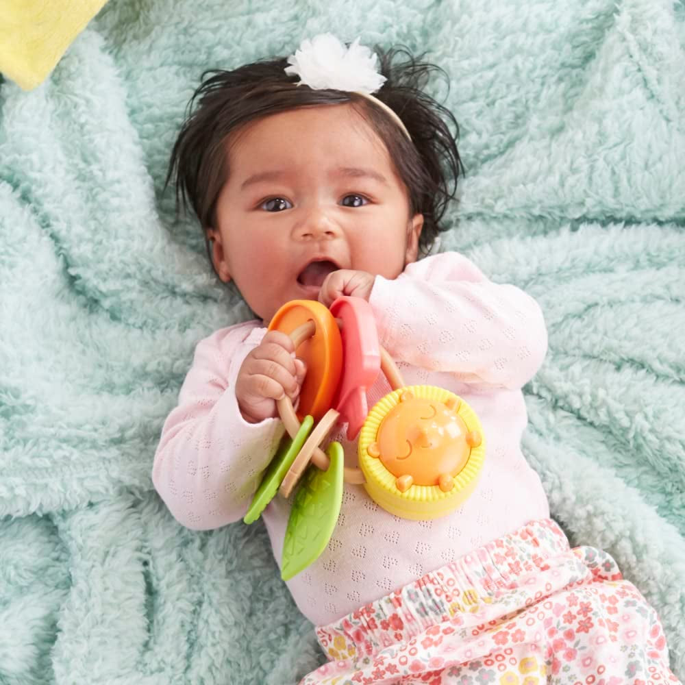 Playskool Moje pierwsze klucze, zabawka sensoryczna ze strukturami i dźwiękami dla dzieci od 3 miesiąca życia (ekskluzywnie na Amazon) Baby Toys Naty Shop