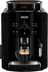 Ekspres do espresso Krups Roma EA81M8 1,7 l, 3 ustawienia temperatury, 3 tekstury kawy mielonej, czarny